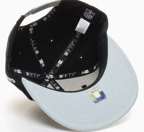 Sombrero de la NFL Oakland Raiders negro - gris