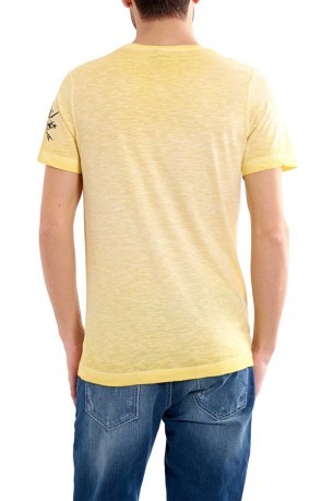 T-Shirt hombres Bandidos amarillo frente