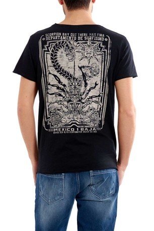 Men T-Shirt Scorpion Bay black front