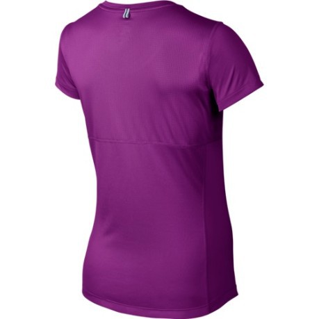 T-shirt Mujer Miler V-Cuello púrpura