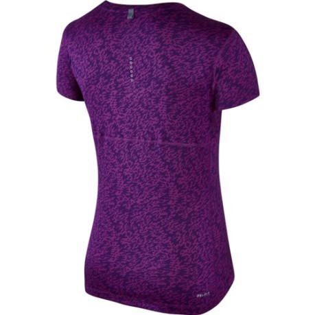 T-Shirt Mujer lista Miller de la Tripulación de púrpura fantasía