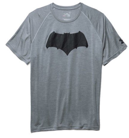 Hombres T-Shirt Batman Tech SS gris negro