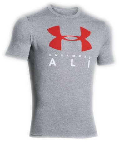 Camiseta de los hombres de la Ua Ali Sportstyle Pila gris
