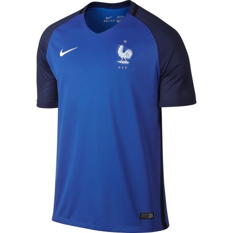 Maillot France Stade d'Accueil de l'euro 2016 en bleu
