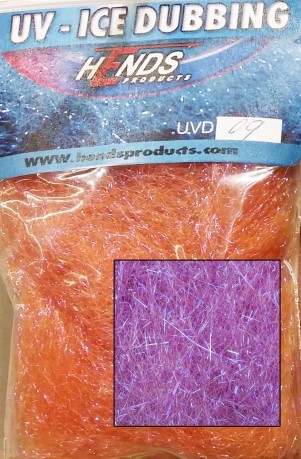 UV Ice Dubbing viola rosso