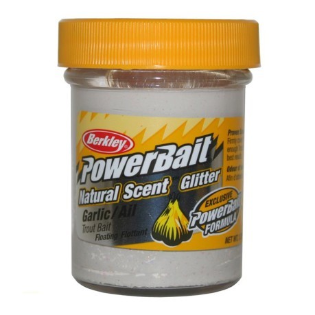 Dough Powerbait Natural Scent Glitter Garlic orange