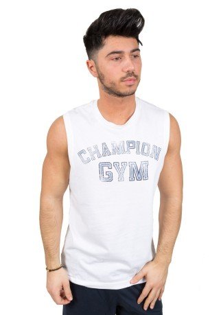 T-shirt Uomo Gymnasium Smanicata blu 