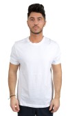 T-Shirt Hommes blanc Classique