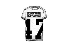 Men's T-shirt With white Number
