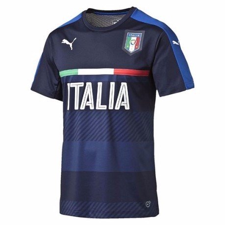 Fußball trikot Herren Figc Italia Training Jersey blau