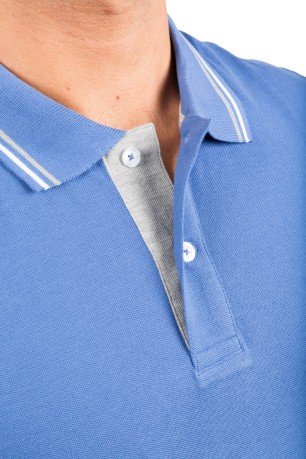 Poloshirt Easy-Fit blau variante 3