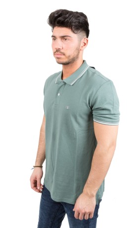 Poloshirt Easy Fit-grün, variante 1