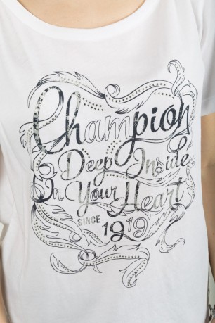 T-Shirt Donna Heritage bianco 