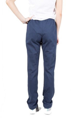 Pantalone Donna Classic Jersey Dritto blu 