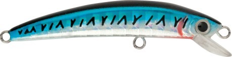 Artificial bait Hiroshi Minnow 7 cm holo blue mackerel