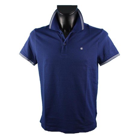Poloshirt Easy Fit-100% Baumwolle blau