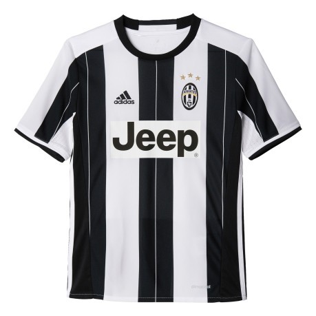 Knitted baby Juve 2016-17 black-and-white front