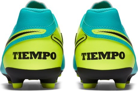 Fußball schuhe Junge Tiempo III FG grün schwarz