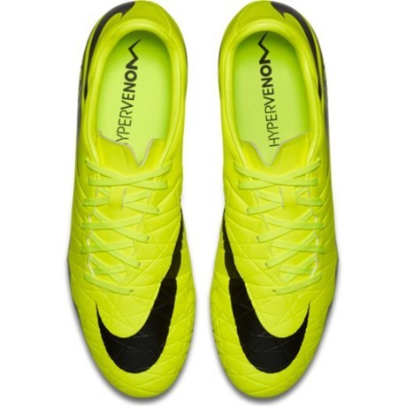 Chaussures de Football Hypervenom Phelon II FG jaune rouge