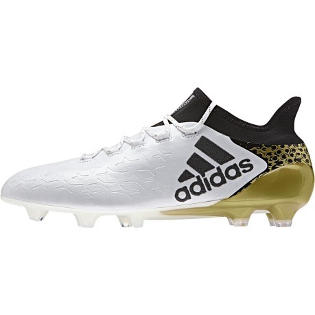 Chaussures de Football X 16.1 FG blanc jaune