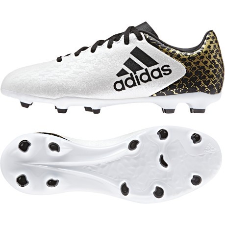 Chaussures de Football X 16,3 FG blanc jaune