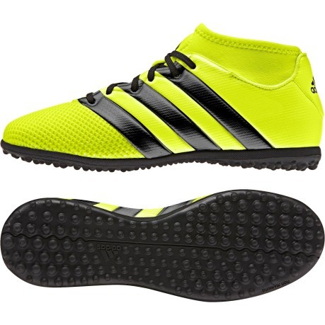 Chaussures de Foot enfant Ace 16.3 Primemesh TF jaune noir