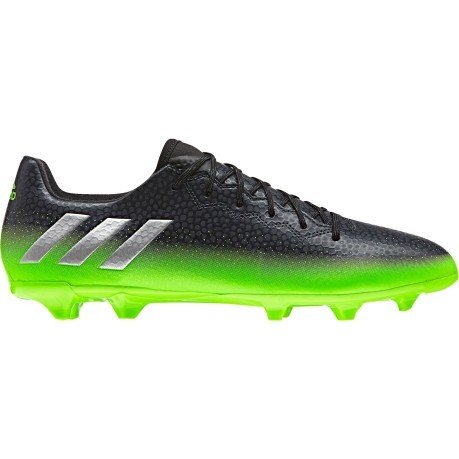 Mens chaussures de Football Messi 16.3 FG-noir-vert -