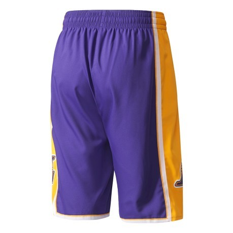 Shorts Lakers, lila-gelb