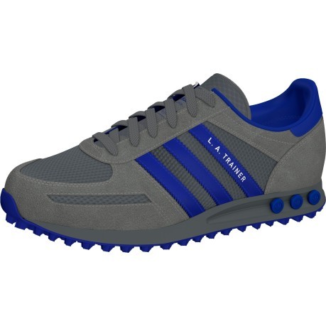 Touhou ideology Influential Scarpa uomo L.A. Trainer colore Grigio Blu - Adidas Originals - SportIT.com