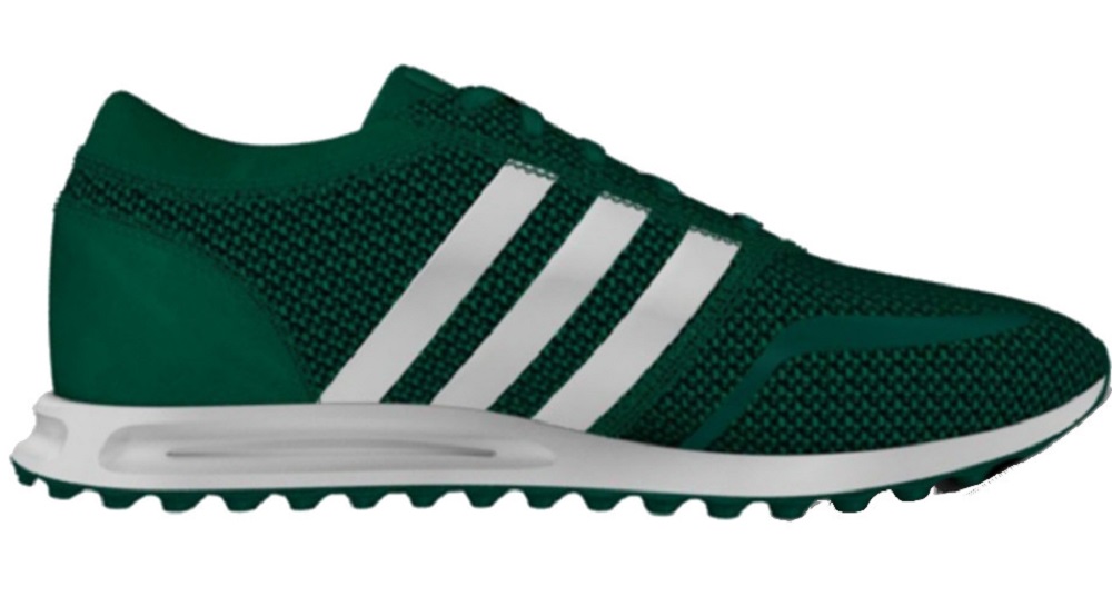Aplicable granero Posibilidades El zapato de hombre de Los Ángeles colore verde blanco - Adidas Originals -  SportIT.com