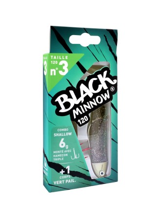 Black Minnow 120 Combo Superficial 6 g de verde de la variante