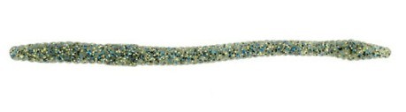 Artificial Straight Worm 4" blue grey