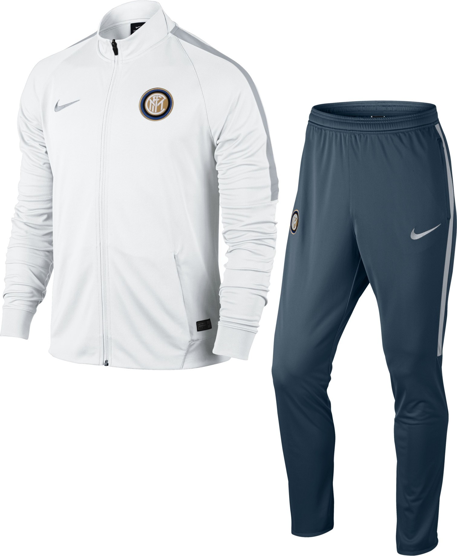 Tuta Inter pre-match Squad suit 16/17 colore Bianco Blu - Nike