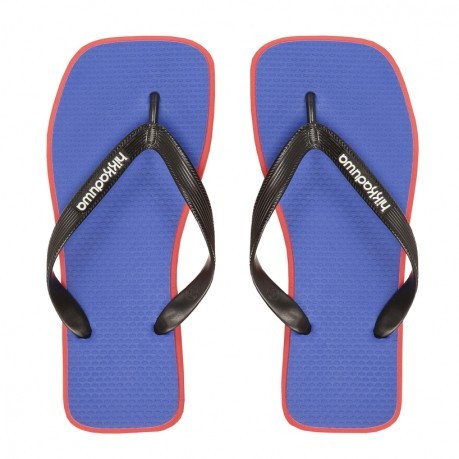 Flip-flops in the Man Sports Line blue red