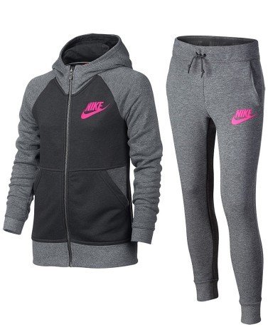 Trainingsanzug mädchen, Sportswear, Track ' s grau-rosa