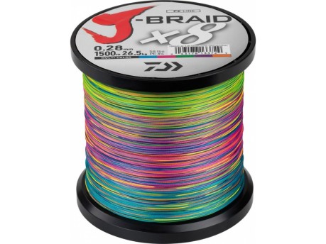 Geflochtene J-Braid Multicolor 0,35 mm 500 m