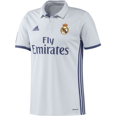 Männer Fußball trikot Real Madrid Home 16/17-weiß-violett-profil