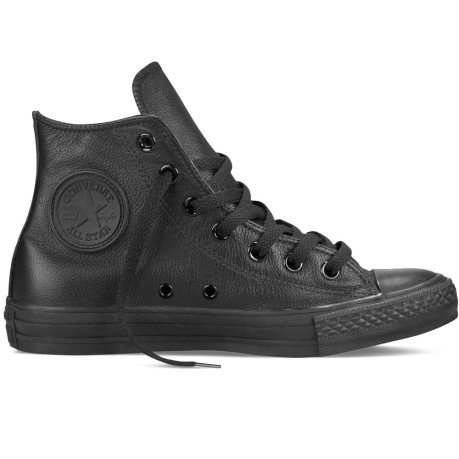 Shoes Hi Leather Monochrome black black