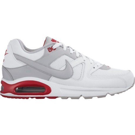 Chaussures homme Air Max Command blanc rouge