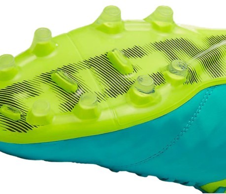 Schuhe-Fußballschuhe Tiempo Legeng VI Fg grün gelb rechts