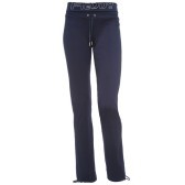 Pantaloni Donna Yoga Fit Interlock blu 