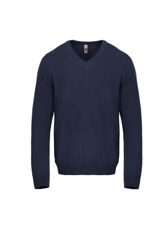 Sweater Man V Neckline blue