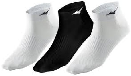 Socken Training Mid 3 Paar weiß schwarz