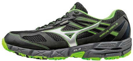 Zapatos de los hombres de Onda Kien 3 Gtx Trail Gore Texto neor verde