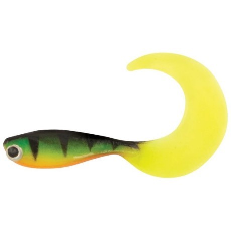 Artificial bait Micro Grub Tail 4 cm orange