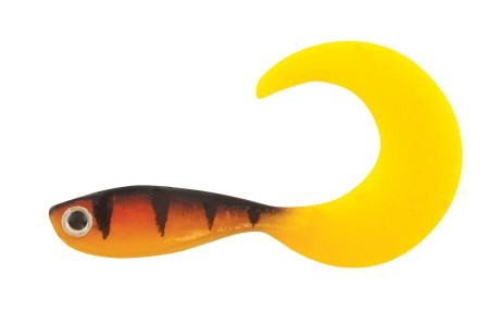 Esche artificiali Micro Grub Tail 4 cm arancio