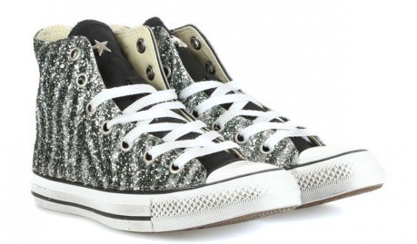 Shoes Women Hi Glitter Zebra fantasy