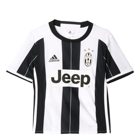 Mini Kit Juventus Home schwarz weiß 1