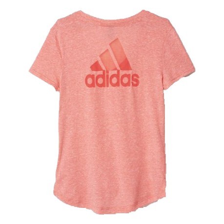 T-Shirt Woman Logo V-Neck pink