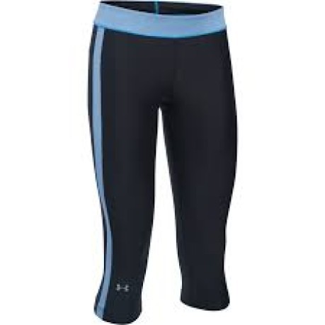 Capri Damen Heat Gear Armour Sport-schwarz blau